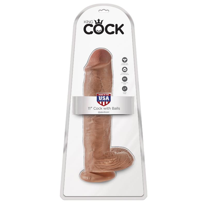 King Cock Cock with Balls 11 - Tan