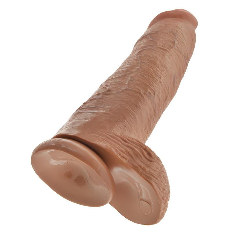 King Cock Cock with Balls 12 - Tan