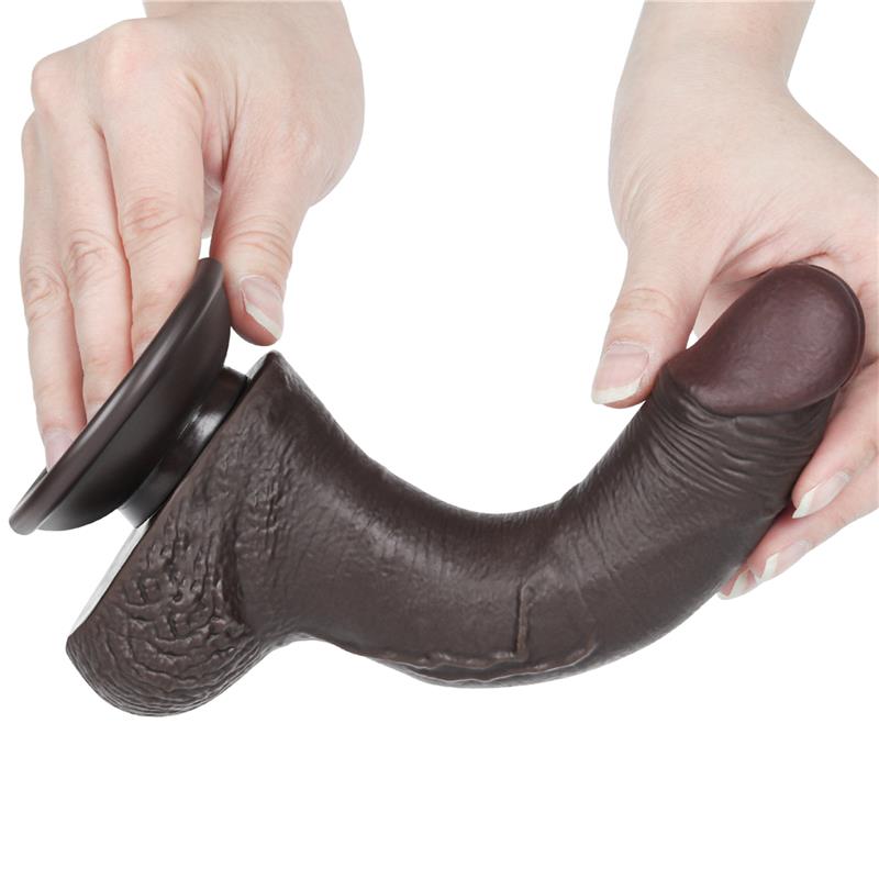 Sliding Skin Dual Layer Dildo 7.5