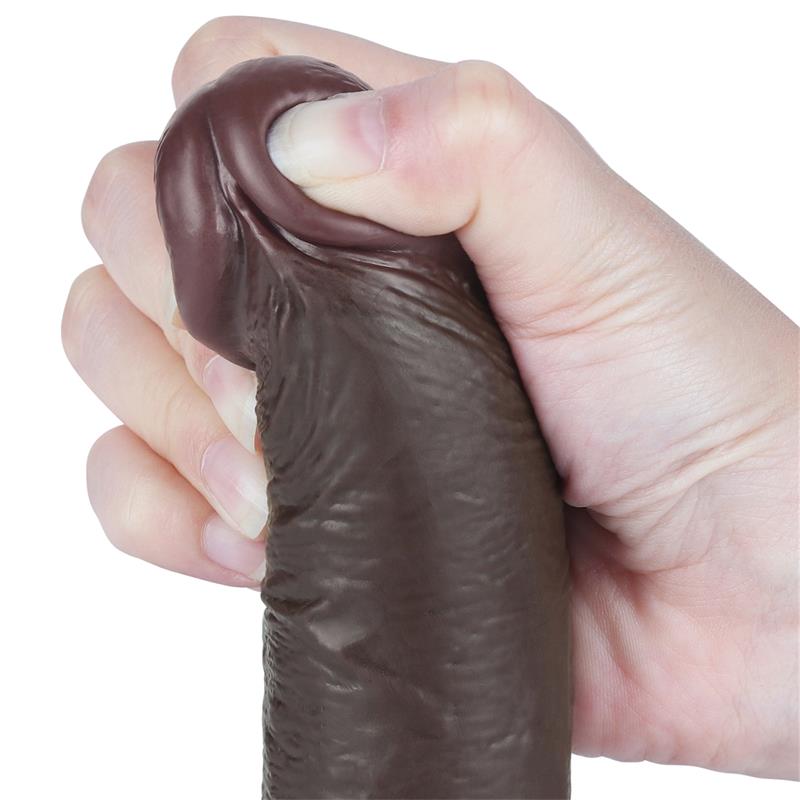 Sliding Skin Dual Layer Dildo 7.5