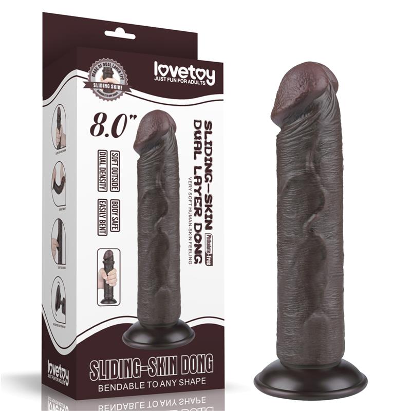 Sliding Skin Dual Layer Dildo 8