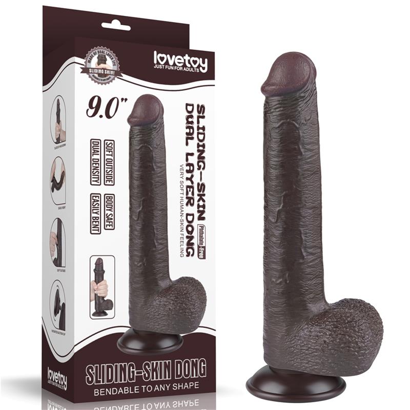 Sliding Skin Dual Layer Dildo 9