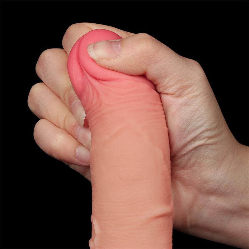 Sliding Skin Dual Layer Dildo 7.5