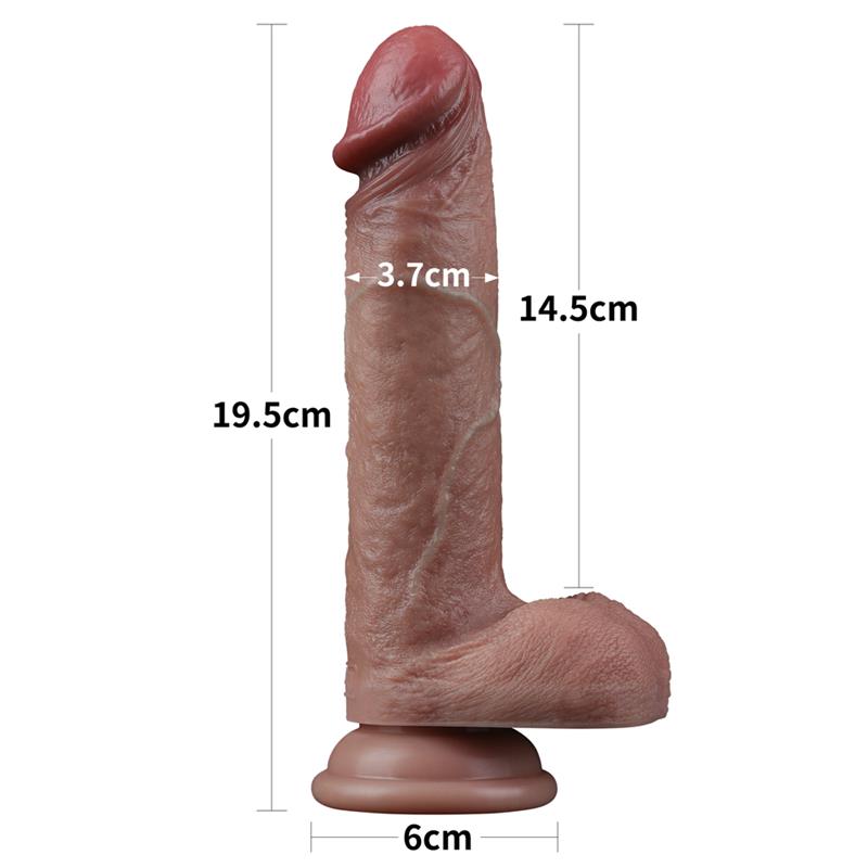 7 Dual Layered Silicone Cock Flesh