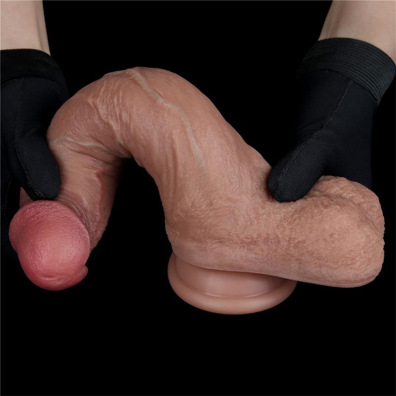 Dual Layered Silicone Dildo 8.5