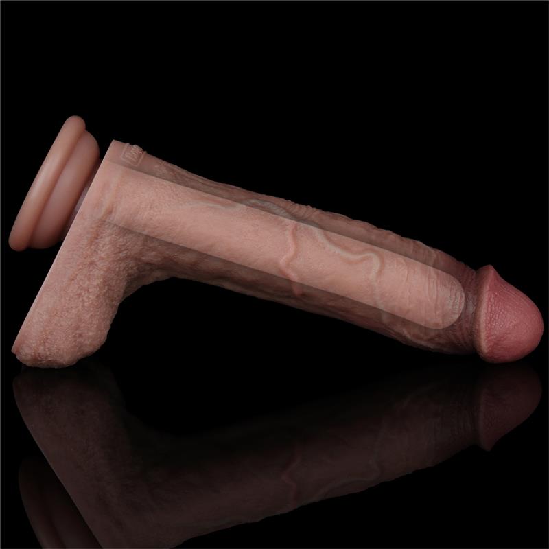 Dual Layered Silicone Dildo 8.5