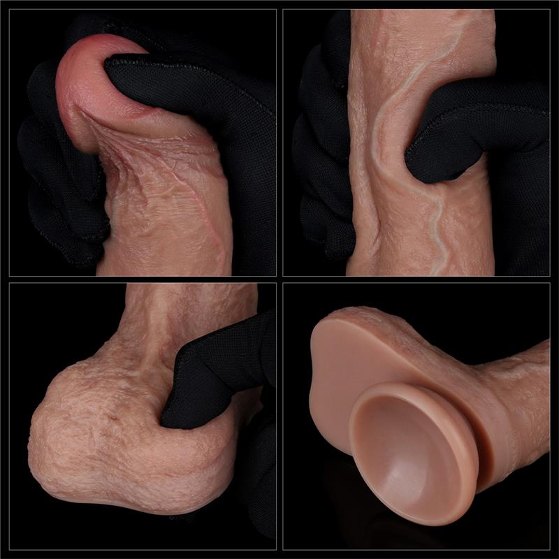 Dual Layered Silicone Dildo 8.5