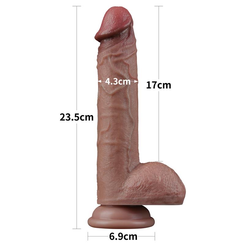 Dual Layer Silicone Dildo 9