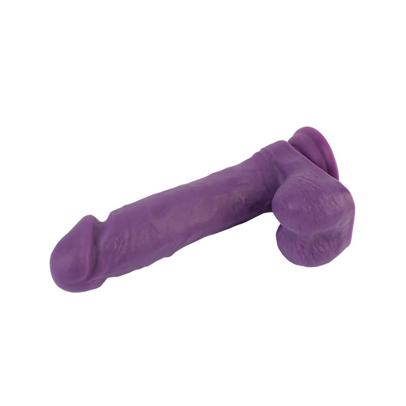 Dual Density Dildo Purple 8.2