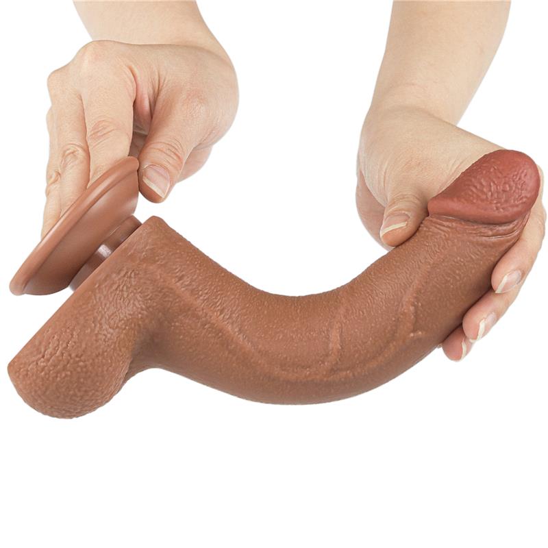 Dildo Sliding Skin 8.5 Brown