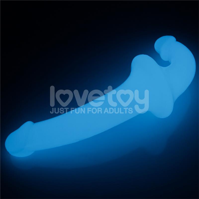 Double dildo Lumino Play Blue Light 10.5