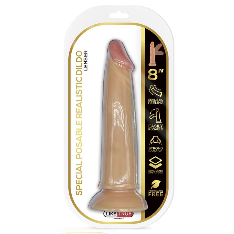 Lenser Articulable-Posable Realistic Dildo 8 Flesh