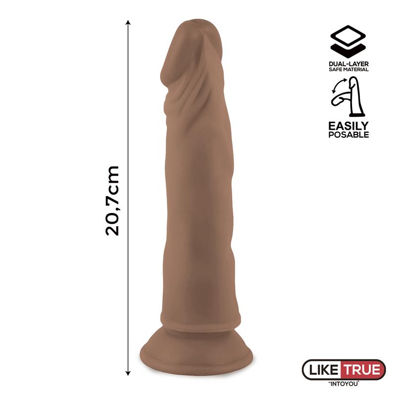 Lenser Articulable-Posable Realistic Dildo 8 Brown