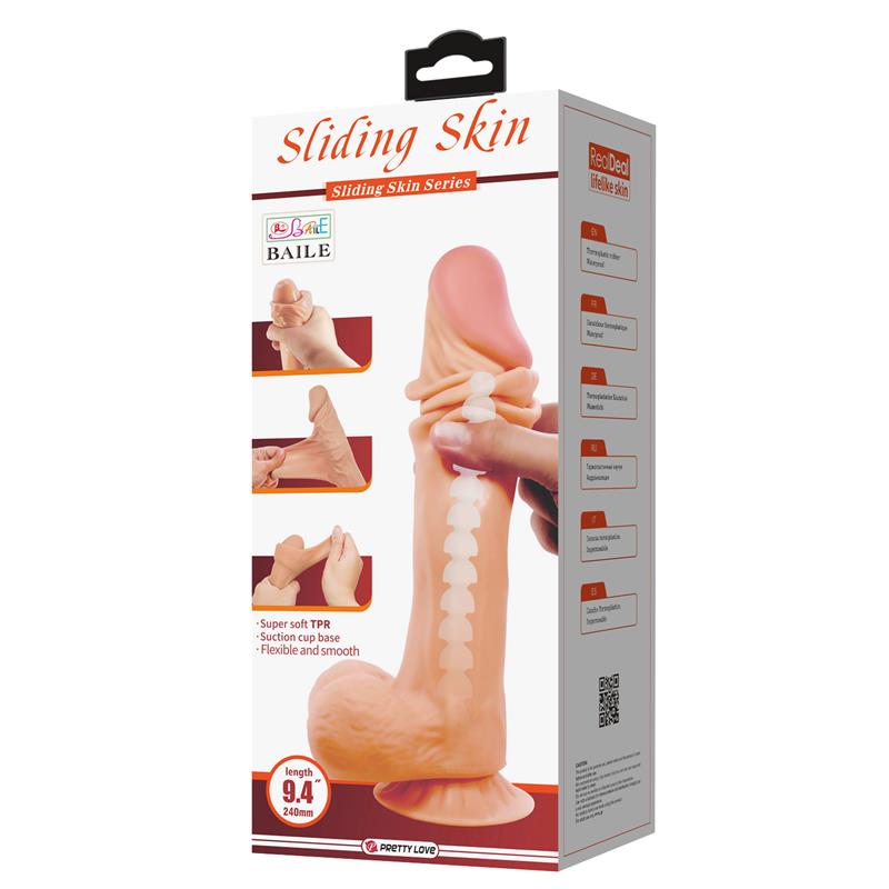 Sliding Skin Realistic Dildo 24 cm