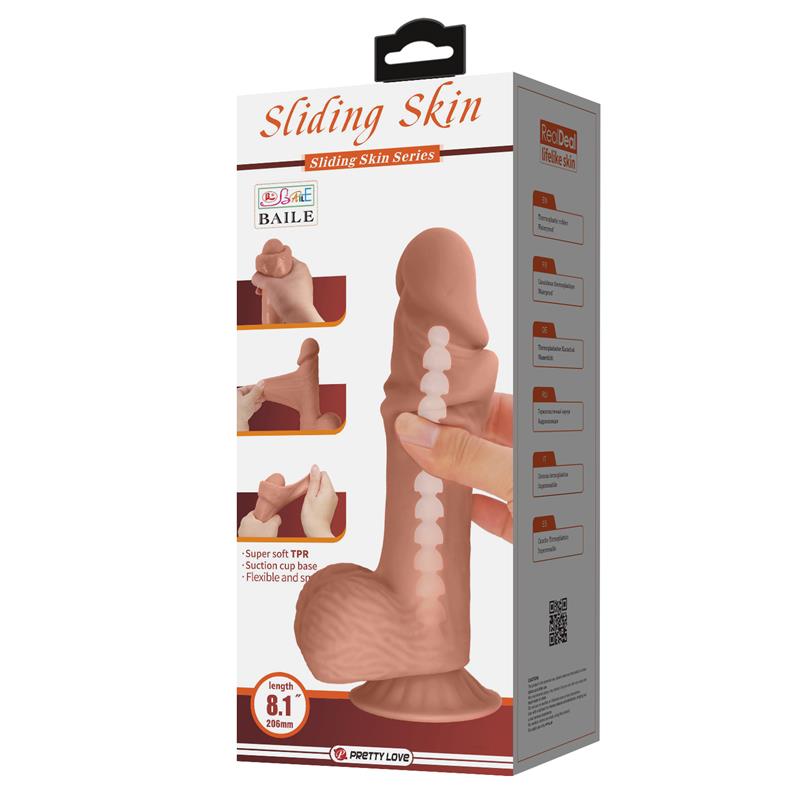 Sliding Skin Realistic Dildo 20.6 cm