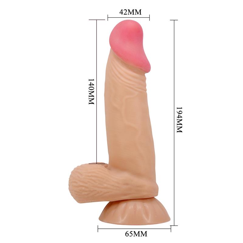 Sliding Skin Realistic Dildo 19.4 cm