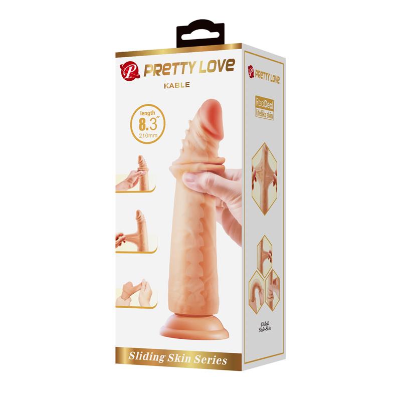 Kable Sliding Skin Realistic Dildo 8.3 - 21 cm