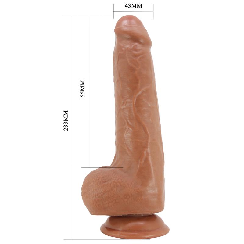 Sliding Skin Realistic Dildo with Testicles 23.3 cm