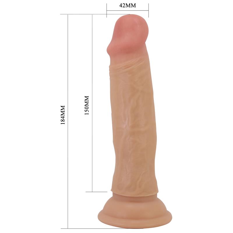 Sliding Skin Realistic Dildo 18.4 cm