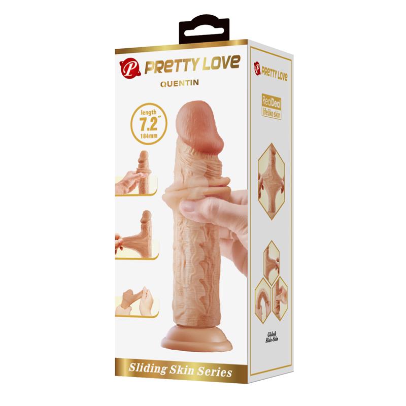 Sliding Skin Realistic Dildo 18.4 cm