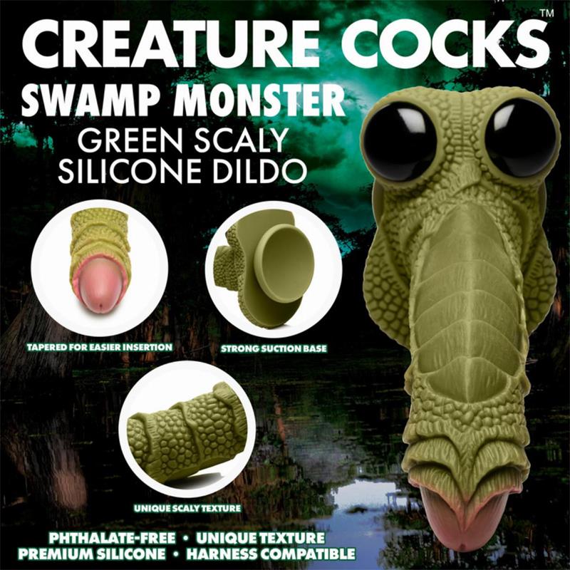 Scaled Swamp Monster Dildo 9.4