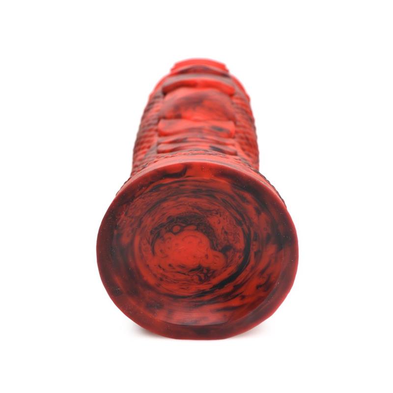 Fire Dragon Red Scaly Dildo