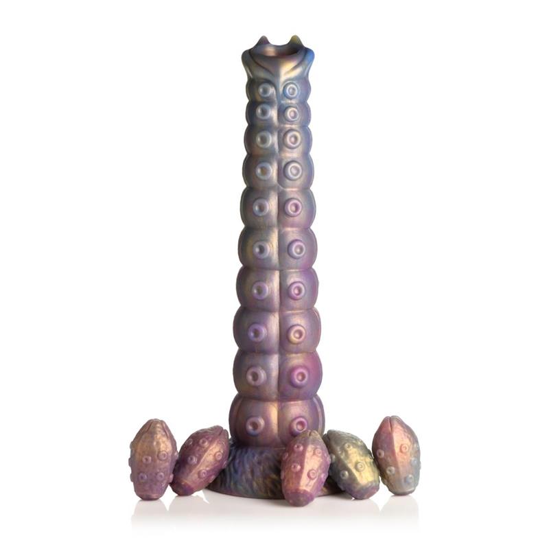 Ovipositor dildo with 5 eggs Deep Invader Tentacle