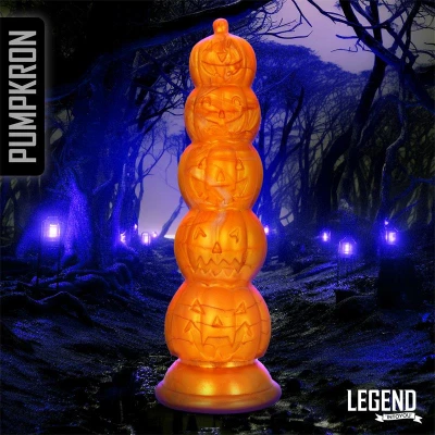 Pumpkron Pumpkin-shaped Liquid Silicone Dildo 19,7 cm