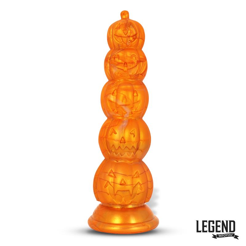 Pumpkron Pumpkin-shaped Liquid Silicone Dildo 19,7 cm