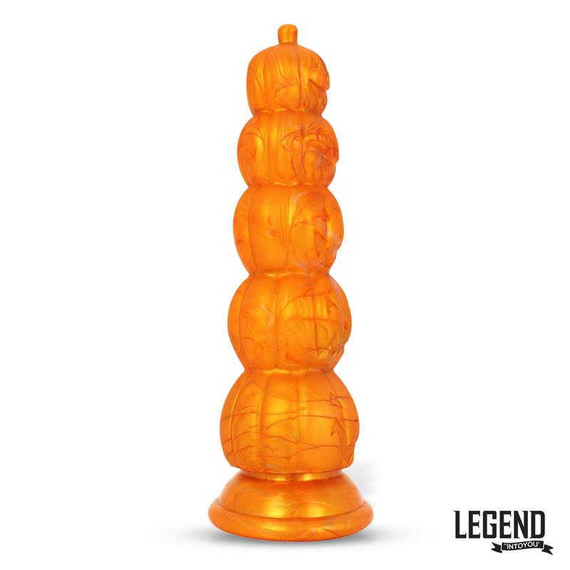 Pumpkron Pumpkin-shaped Liquid Silicone Dildo 19,7 cm