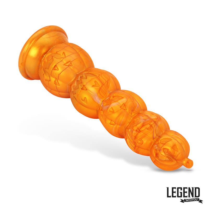 Pumpkron Pumpkin-shaped Liquid Silicone Dildo 19,7 cm