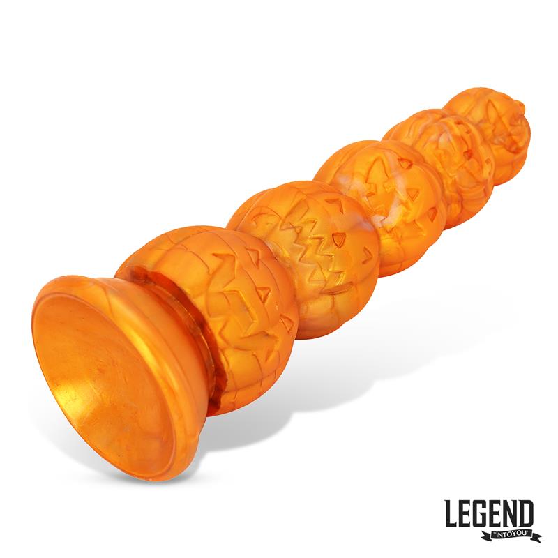 Pumpkron Pumpkin-shaped Liquid Silicone Dildo 19,7 cm