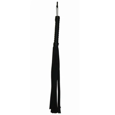 Sportsheets - Sex & Mischief Black Faux Leather Flogger